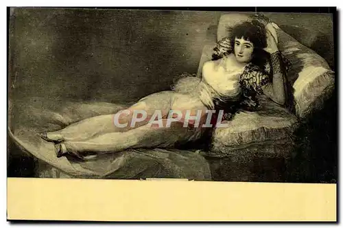 Cartes postales Goya Y Lucientes Madrid Musee Du Prado La Maja habillee