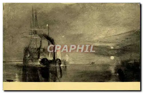 Ansichtskarte AK Turner Londres National Gallery Le Temeraire remorque a son dernier mouillage pour etre desarme