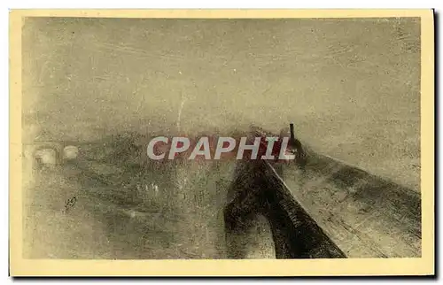 Ansichtskarte AK Turner Londres National Gallery Pluie vapeur et vitesse Bateau