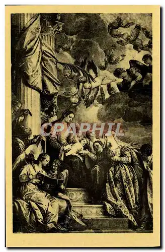 Ansichtskarte AK Veronese Venise Eglise Santa Gaterina Le mariage mystique de Sainte Catherine