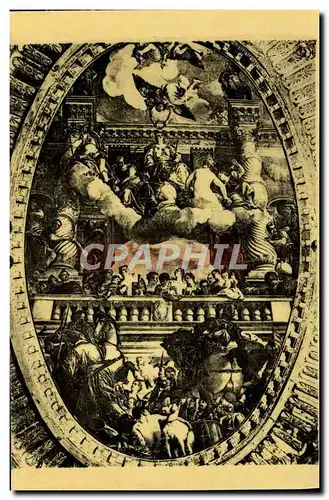 Cartes postales Veronese Le Triomphe De Venise Venise Palais Ducal Salle Du Grand Conseil