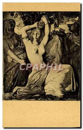 Cartes postales Chasseriau Esther Se Parant Pour Paraitre Devant Assuerus