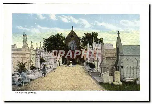 Cartes postales St Roch&#39s Chapel Jackson Square showing St Louis Cathedral