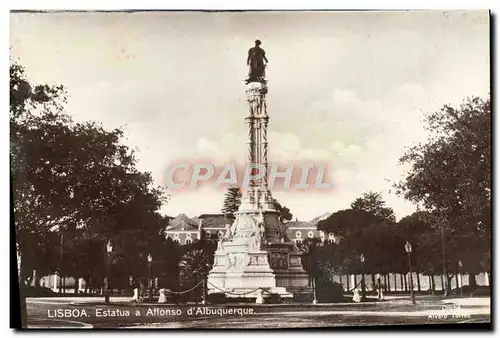 Ansichtskarte AK Lisboa Estatua A Affonso d&#39Albuquerque