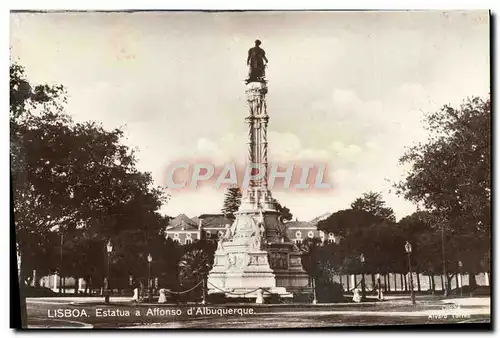 Cartes postales Lisboa Estatua A Affonso d&#39Albuquerque