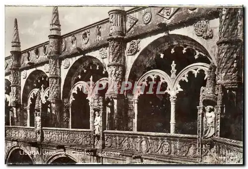 Ansichtskarte AK Lisboa Jeronimos Claustros Superiores
