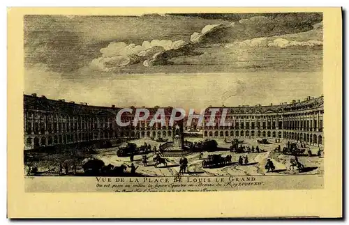 Cartes postales La Place Louis Le Grand Paris