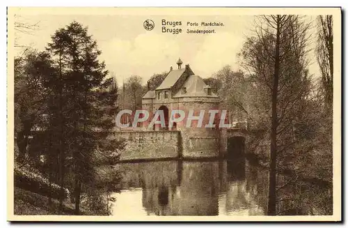 Cartes postales Bruges Porte Marechale