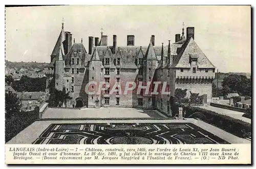 Cartes postales Langeais Chateau