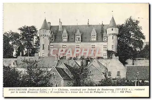 Cartes postales Montresor Chateau