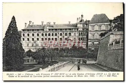 Cartes postales Blois Chateau Aile Francois 1er