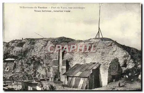 Ansichtskarte AK Verdun Fort Vaux Vue Interieure Militaria