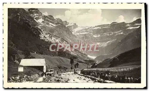 Moderne Karte Gavarnie Le Cirque et le Gave