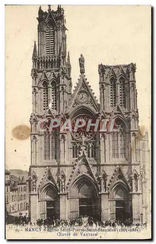 Ansichtskarte AK Nancy Eglise Saint Pierre Saint Stanislas Oeuvre de Vautrin