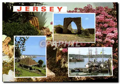 Cartes postales moderne Jersey La Collette gardens