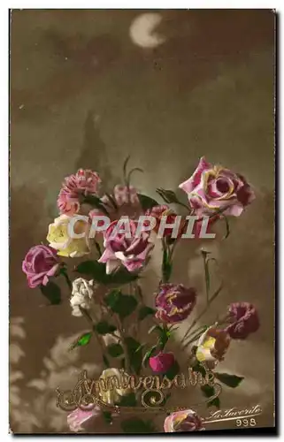 Cartes postales Fantaisie Fleurs