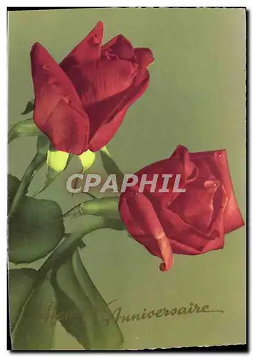 Cartes postales Fantaisie Fleurs