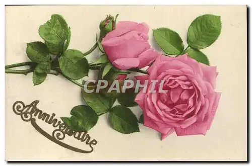 Cartes postales Fantaisie Fleurs