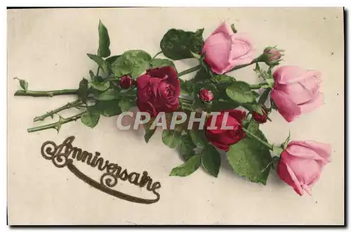 Cartes postales Fantaisie Fleurs