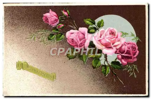 Cartes postales Fantaisie Fleurs