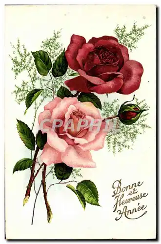 Cartes postales Fantaisie Fleurs