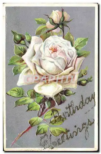 Cartes postales Fantaisie Fleurs