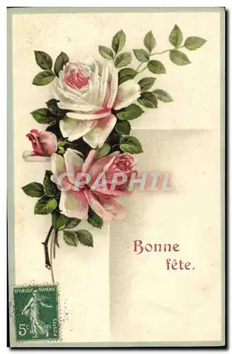 Cartes postales Fantaisie Fleurs