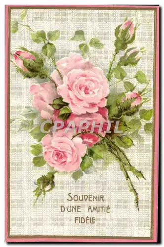 Cartes postales Fantaisie Fleurs