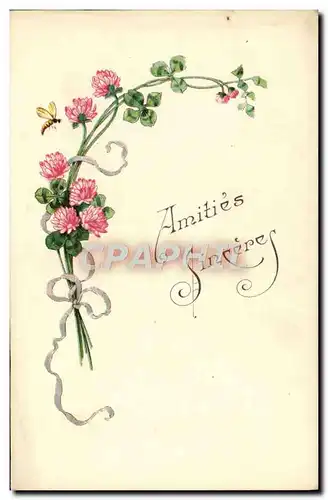 Cartes postales Fantaisie Fleurs