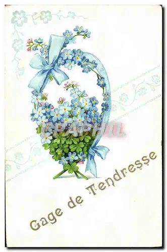 Cartes postales Fantaisie Fleurs