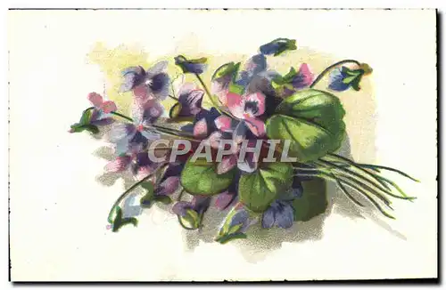 Cartes postales Fantaisie Fleurs