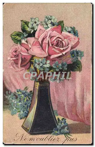 Cartes postales Fantaisie Fleurs