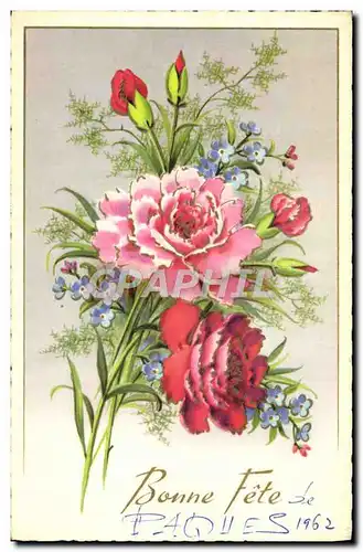 Cartes postales Fantaisie Fleurs