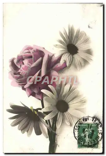 Cartes postales Fantaisie Fleurs