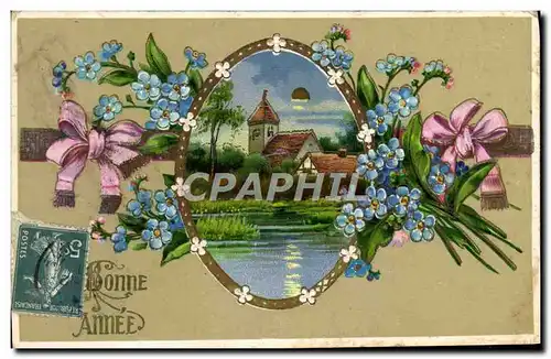 Cartes postales Fantaisie Fleurs