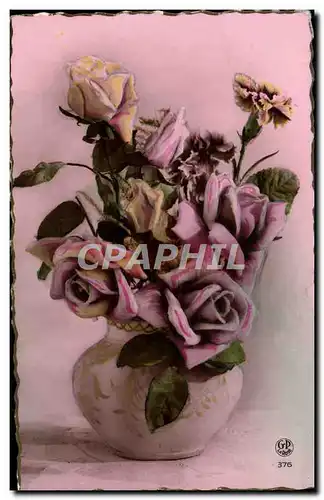 Cartes postales Fantaisie Fleurs