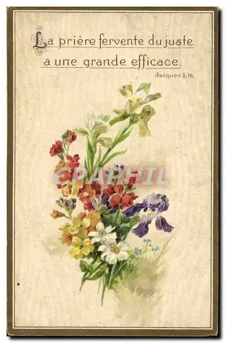 Cartes postales Fantaisie Fleurs