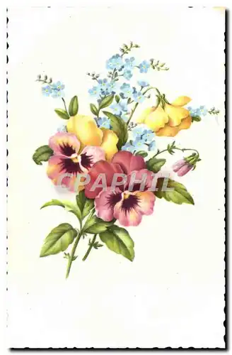 Cartes postales Fantaisie Fleurs