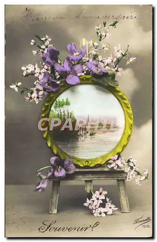 Cartes postales Fantaisie Fleurs