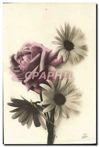 Cartes postales Fantaisie Fleurs