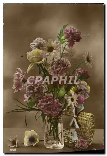 Cartes postales Fantaisie Fleurs