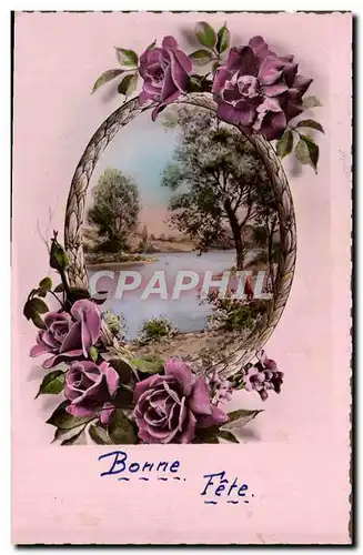 Cartes postales Fantaisie Fleurs