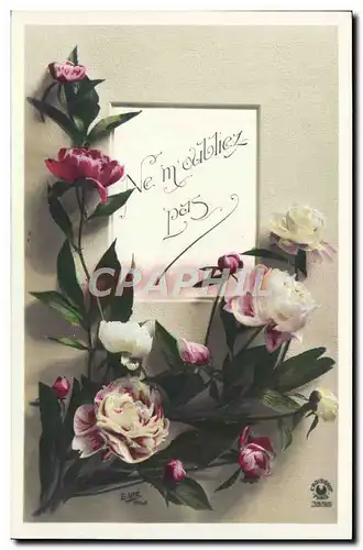 Cartes postales Fantaisie Fleurs