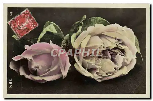 Cartes postales Fantaisie Fleurs