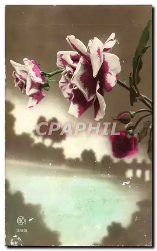 Cartes postales Fantaisie Fleurs