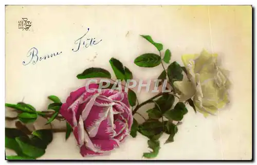 Cartes postales Fantaisie Fleurs