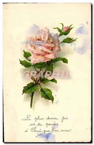 Cartes postales Fantaisie Fleurs