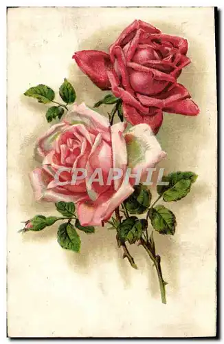 Cartes postales Fantaisie Fleurs