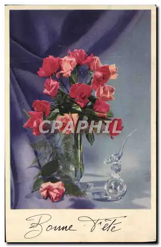 Cartes postales Fantaisie Fleurs