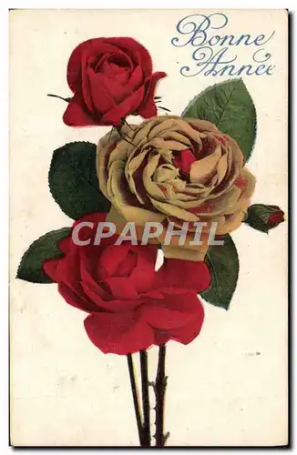 Cartes postales Fantaisie Fleurs